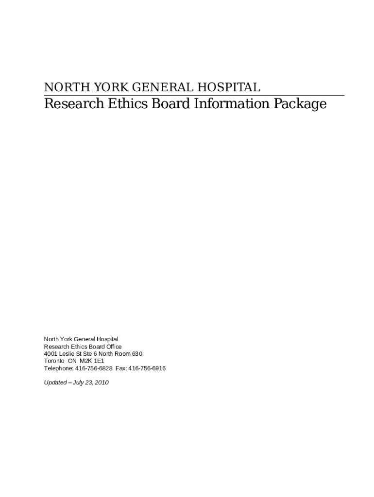s and GuidelinesNorth York General Hospital Doc Template pdfFiller