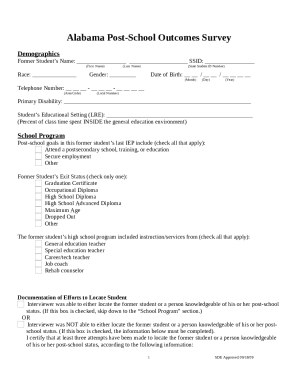 ALABAMA APPLICATION FOR STUDENT ENROLLMENT ... Doc Template | pdfFiller