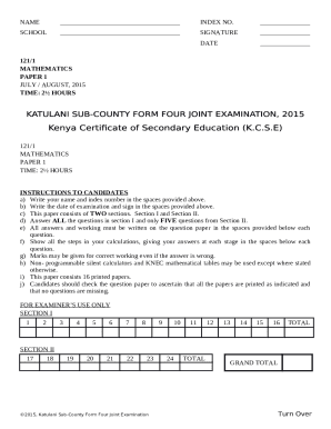 MATHEMATICS QUESTION PP 1.docx - Course Hero