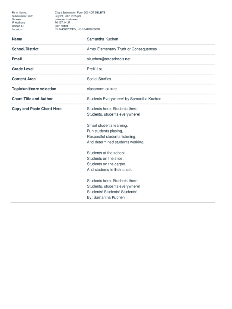 Form preview