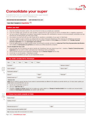 Fillable Online A step-by-step guide to consolidating your Super in ...