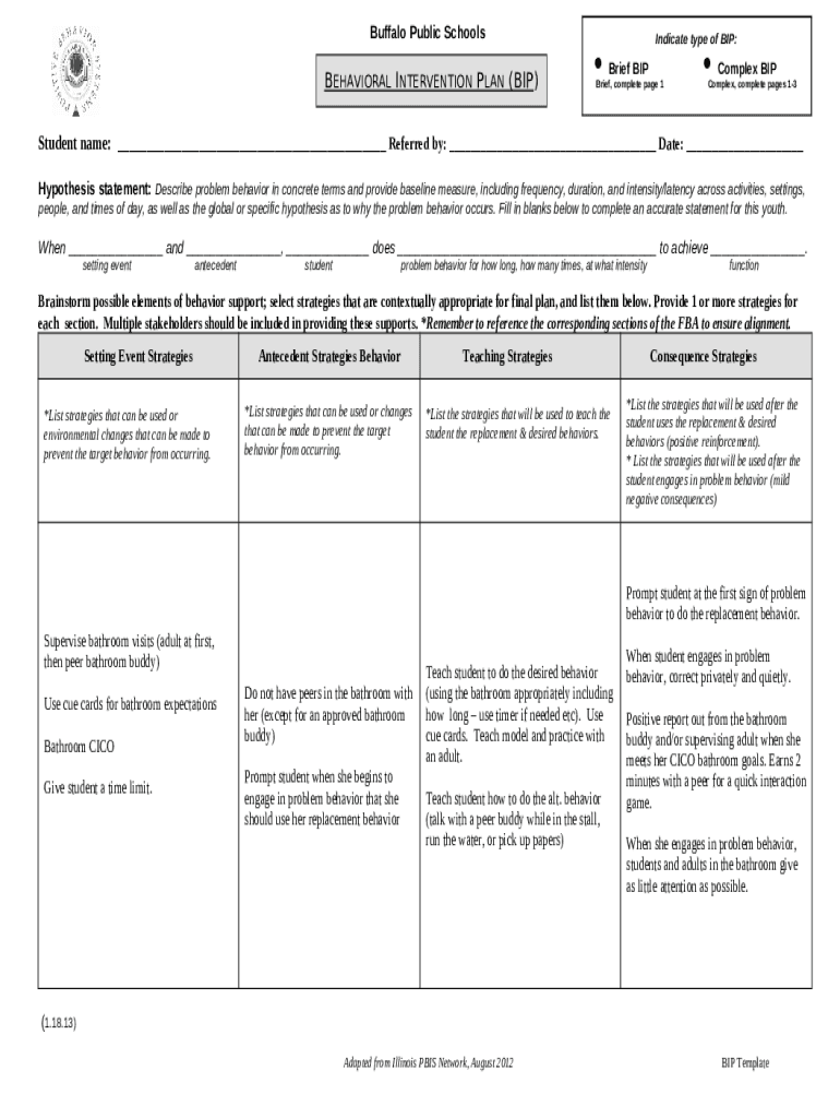 Student Name Buffalo Public Schools Doc Template PdfFiller Student Name Buffalo Public Schools Doc Template PdfFiller