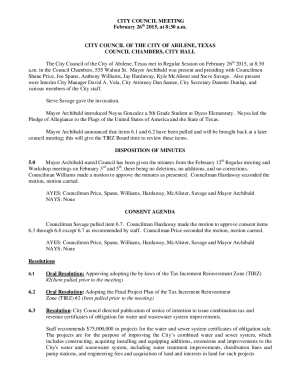CITY COUNCIL: Mayor Gary D. McCaleb; Council - Paul R. Vasquez ...