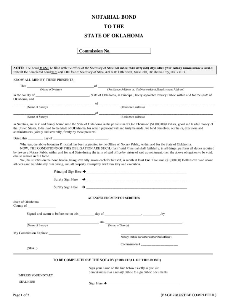 Notary Public & eNotary Handbook Arkansas Secretary of State Fill