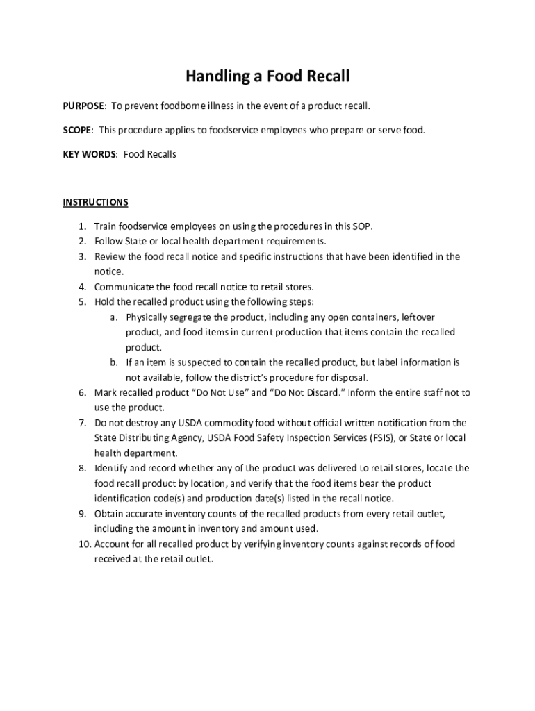 Fillable Online Food Safety Plan based on the Process Approach to HACCP