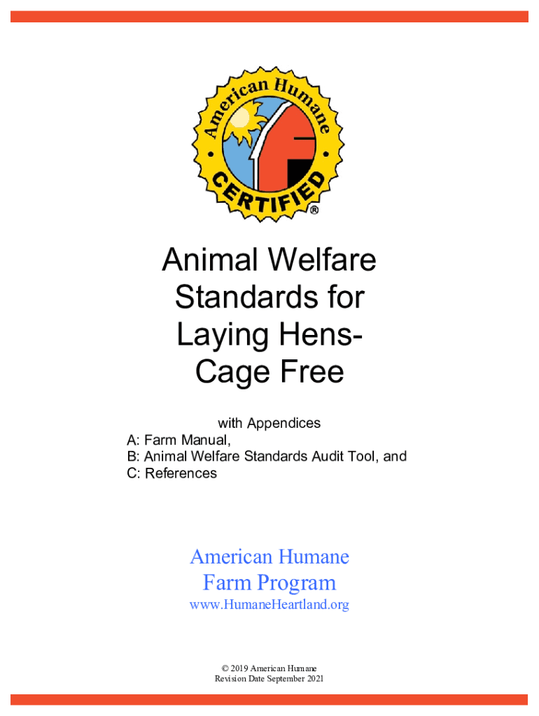 Fillable Online Animal Husbandry Guidelines for U.S. EggLaying Flocks