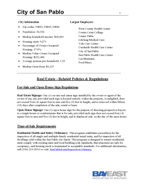 City of San Pablo Bay East