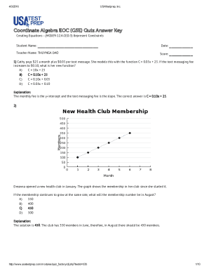 Fillable Online Student Name: Date: Score: Fax Email Print - pdfFiller
