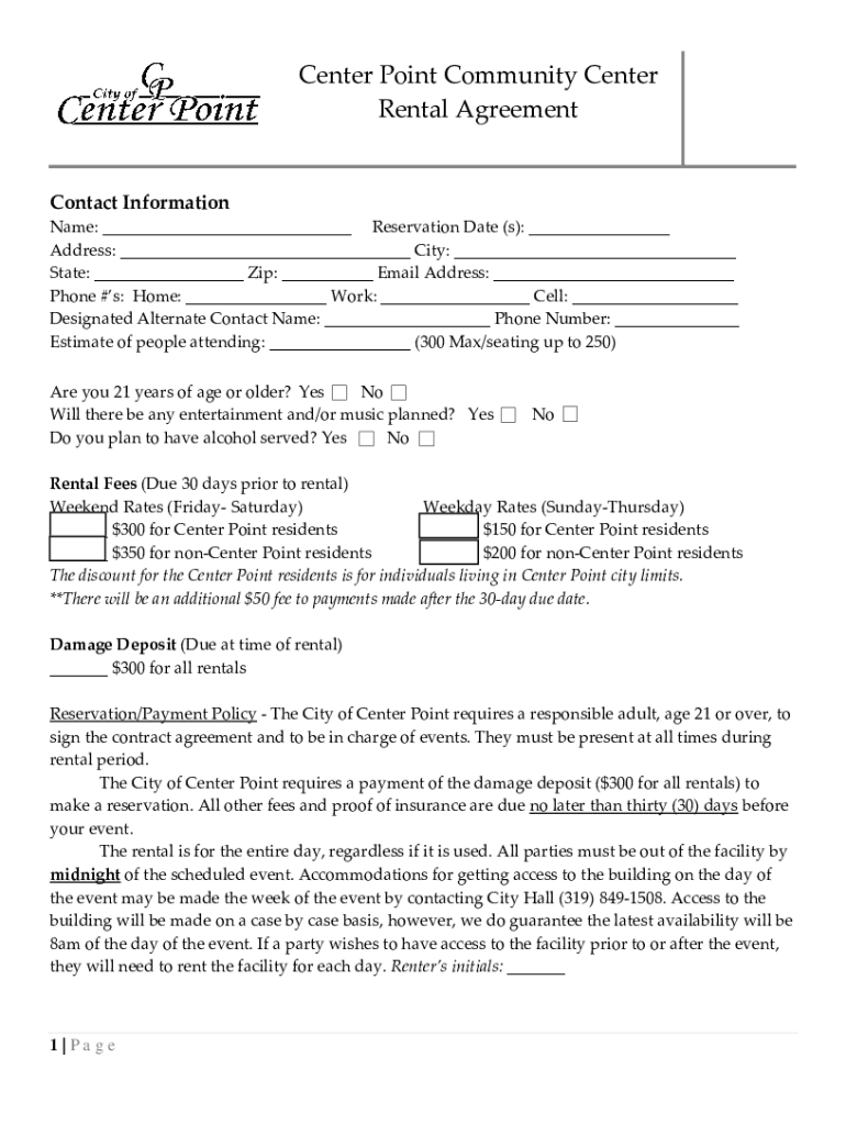 Fillable Online KPS CABIN RENTAL CONTRACT Knutson Property Services