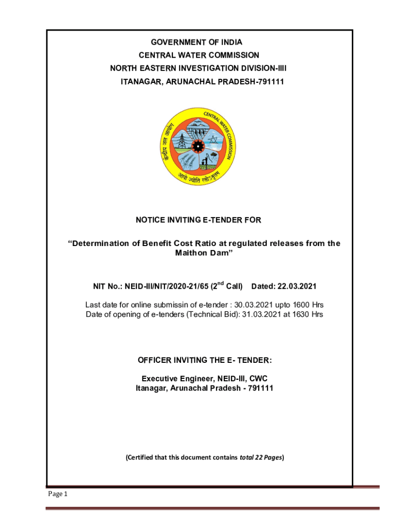 Fillable Online Office of the Additional Chief Engineer,Water Resources Zone Fax Email Print