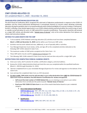 Fillable Online ASCP CMP: Upcoming Important Changes That You Need ...