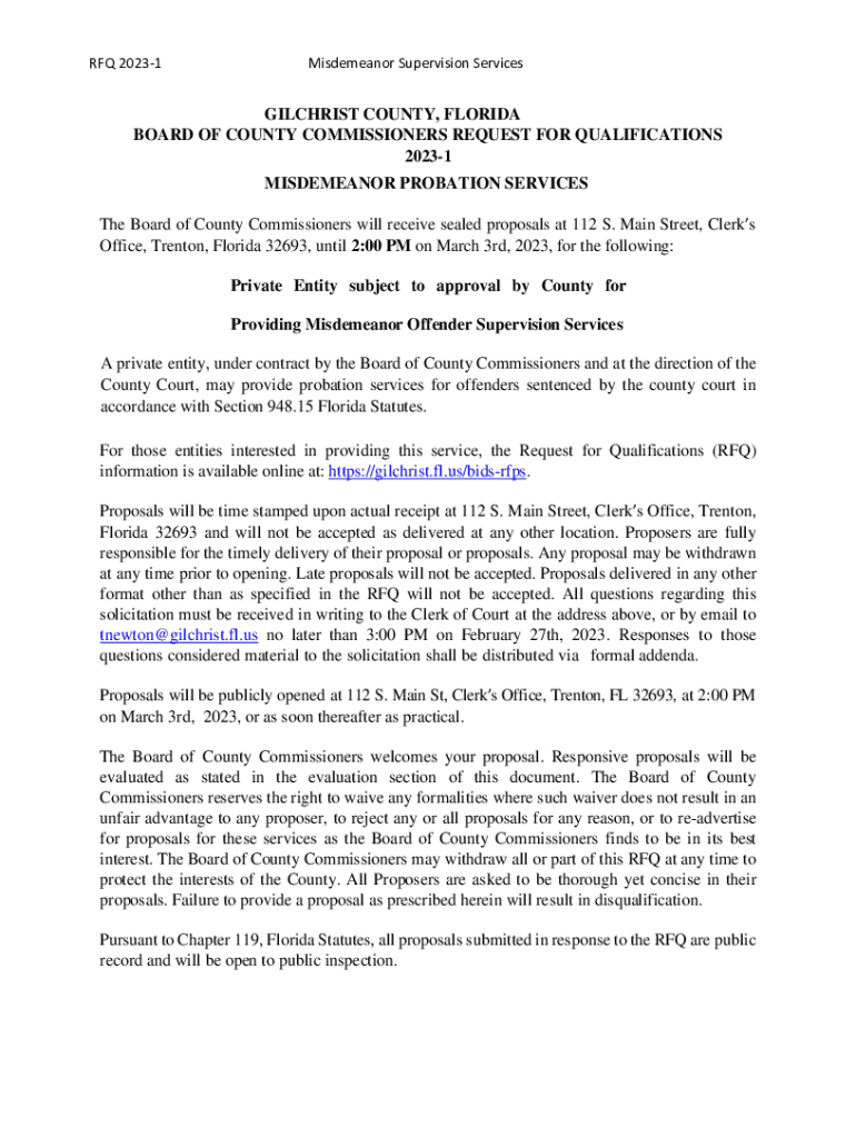Fillable Online misdemeanor probation services for okaloosa county, florida Fax