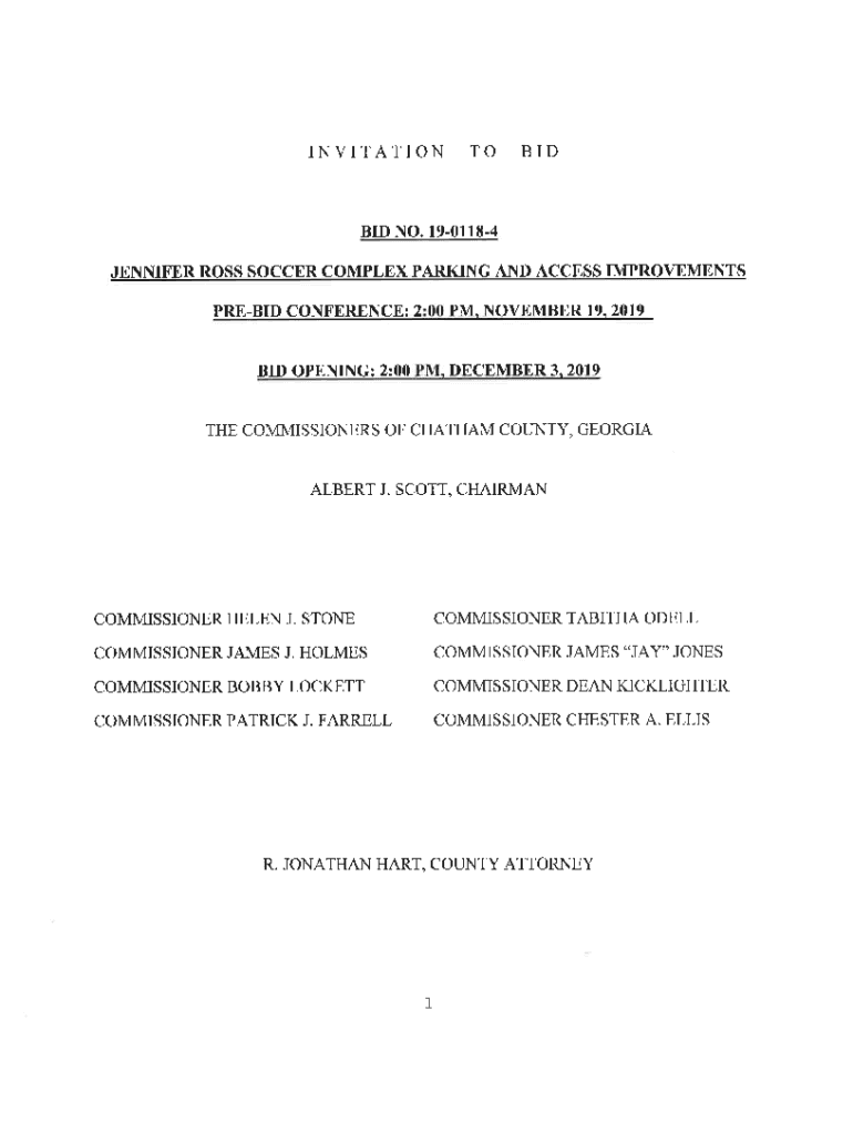 Fillable Online JENNIFER ROSS SOCCER COMPLEX PARING AND ACCESS