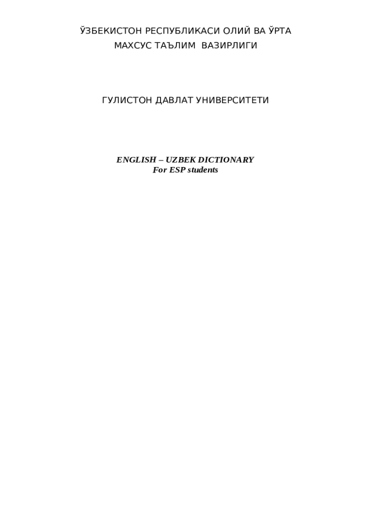 English Uzbek Dictionary on the App Store Apple Doc Template pdfFiller