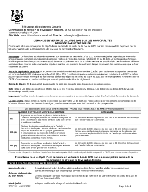 ARB Form - PDF Portfolio Information Form - Tribunals Ontario