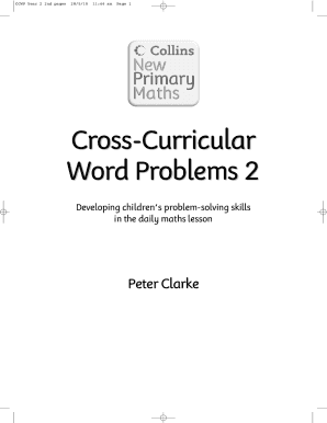 Cross-Curricular Word Problems 2