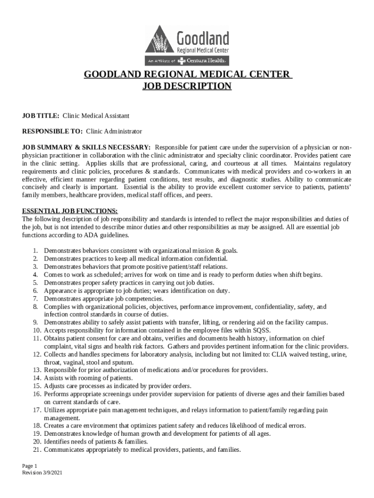 Financial Statements (Goodland Regional Medical Center 20 Doc
