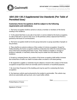 Fillable Online Gwinnett County Department of Planning and Development ...