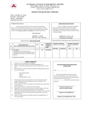 Fillable Online PWD... - National Council on Disability Affairs (Government) Fax Email Print ...