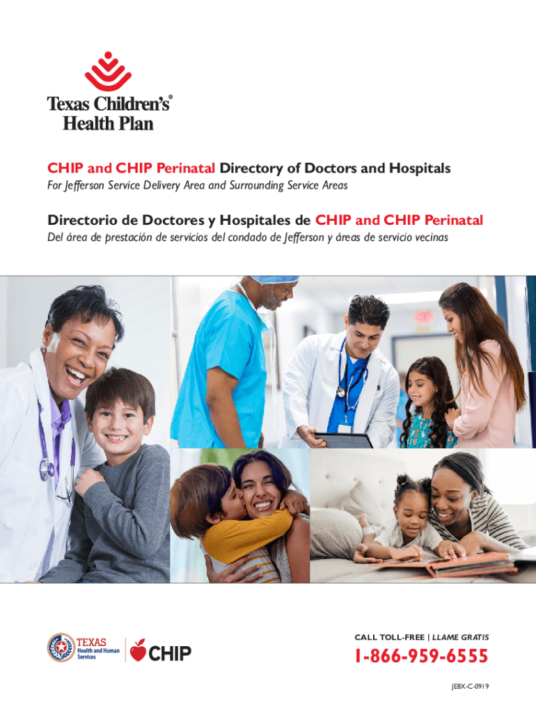 Fillable Online CHIP and CHIP Perinatal Directory of Doctors and Hospitals Fax Email Print