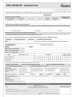 HDFC Dream SIP Application Form 091122.cdr