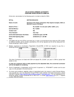 Fillable Online Delhi Development Authority DELHI DEVELOPMENT Fax