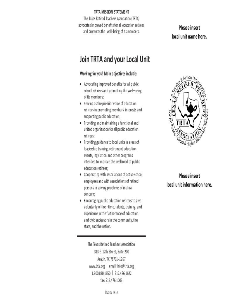 Fillable Online Mission Statement LongviewGregg County Unit Of