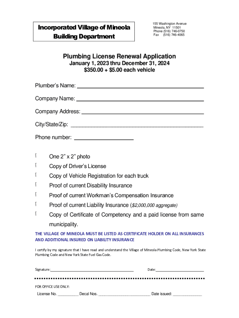 Fillable Online Forms & Documents mineolany.gov Fax Email Print