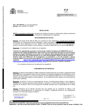 Direccin del organismo estatal