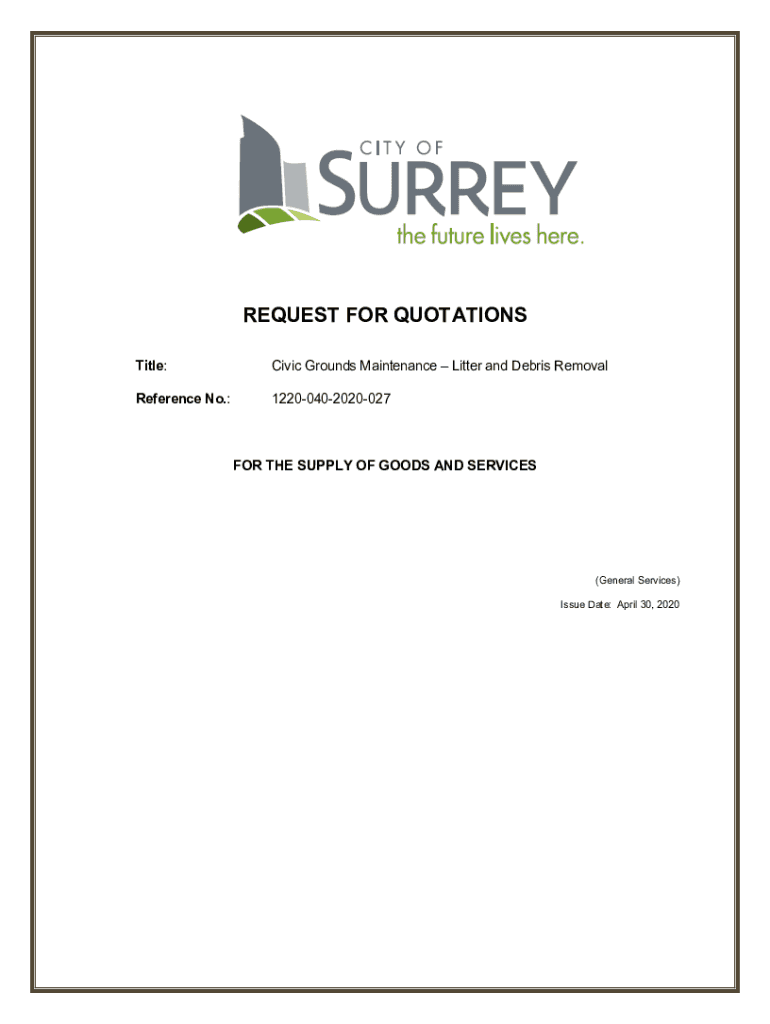 Fillable Online grounds mowing and maintenance Bids, RFP & Government Fax Email Print