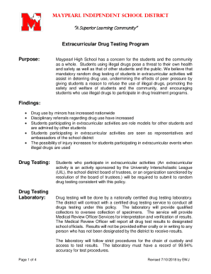 Random Student Drug Testing Is an Important Tool for Drug ...