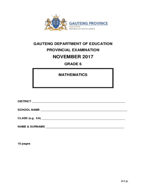Gauteng visual data 6