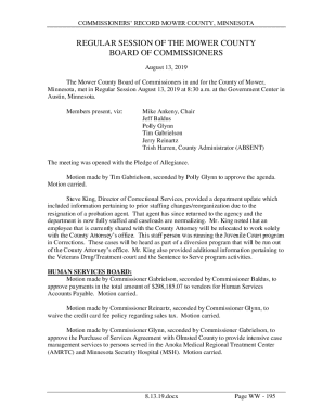 County Board of CommissionersMower County, MN