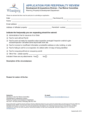 Fillable Online Fee Waiver Form - Benton County, Washington Fax Email ...