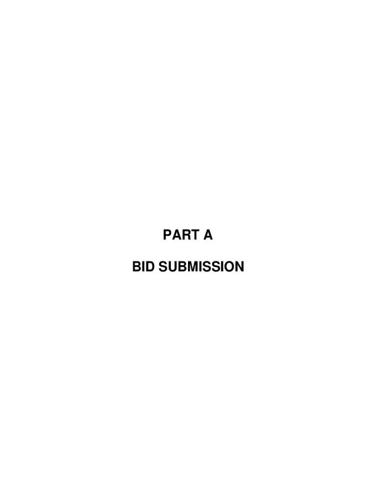 Fillable Online BID SUBMISSION Fax Email Print - pdfFiller