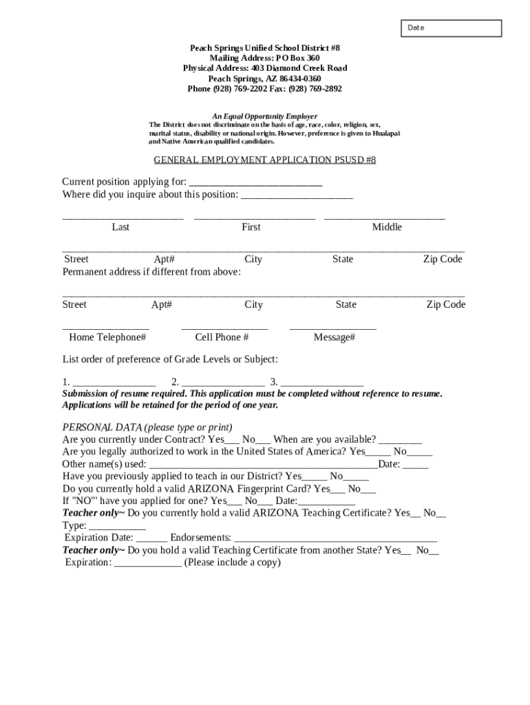 Peach Springs School in Arizona U.S. News Education Doc Template