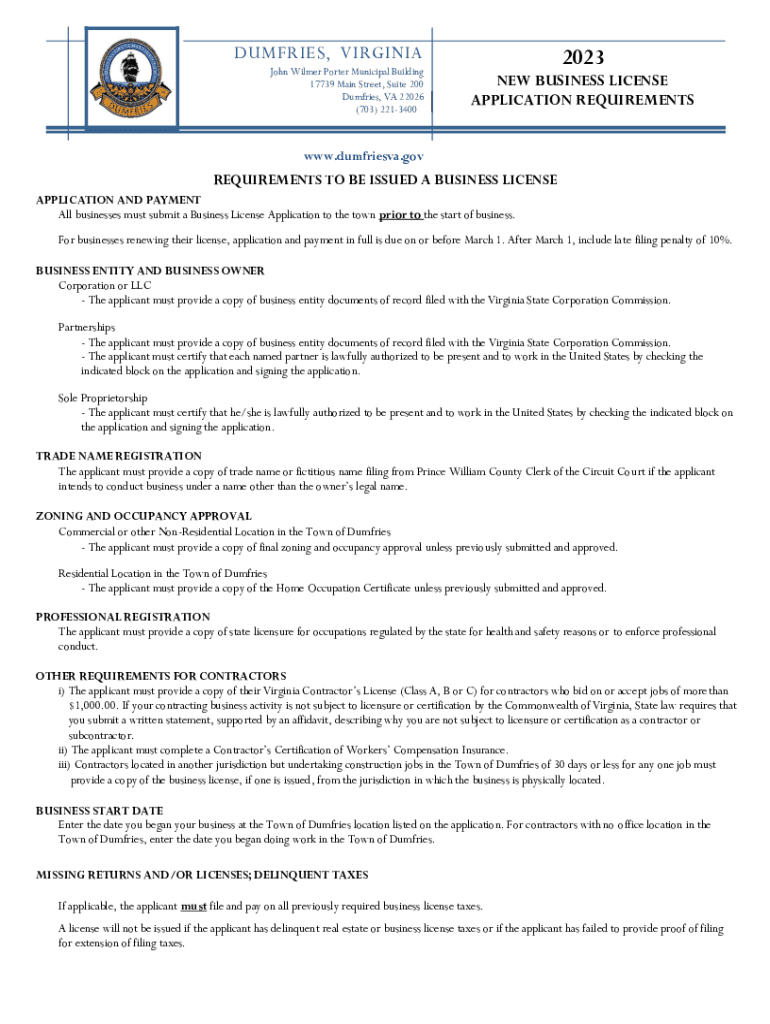 Fillable Online DMV Select/Customer Service dumfriesva.gov Fax Email