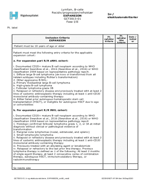 Inclusion of Older Adults in Cancer Clinical Trials; Guidance ...