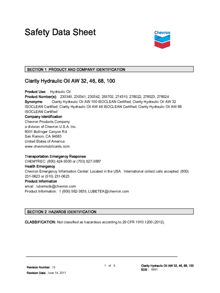 Fillable Online preferred lubricants 2000 aw hydraulic oil Safety