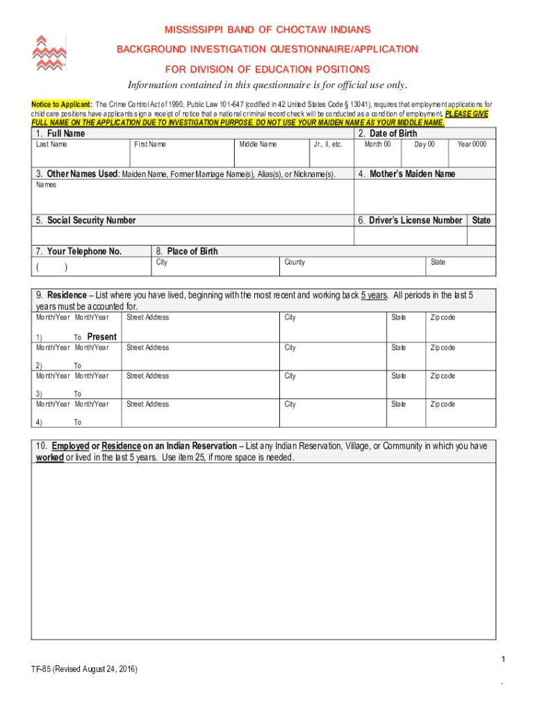 Fillable Online Background Application Fax Email Print - pdfFiller
