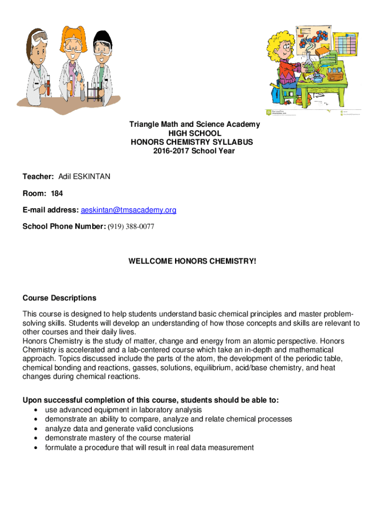 Fillable Online High School Profile 2223 Triad Math and Science