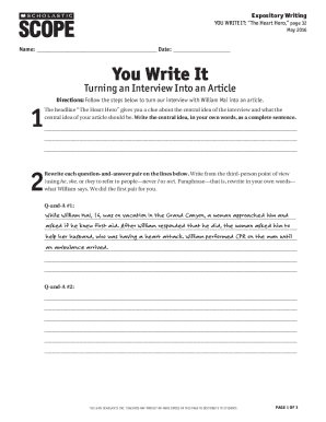 Fillable Online How to Write an Interview Report (With Templates and ...