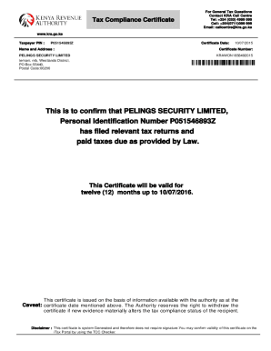 Display Pages Kenya Revenue Authority