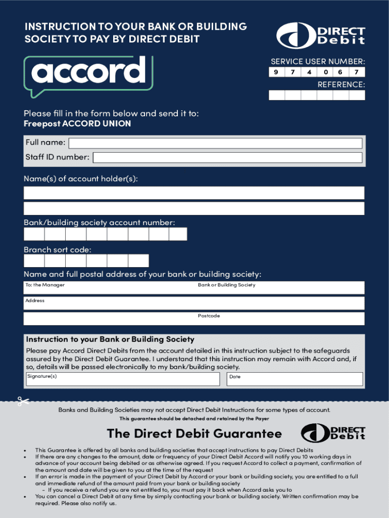 Fillable Online DirectDebitApplicationForm.pdf Fax Email Print