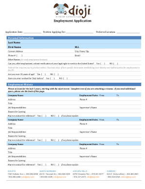 Fillable Online Dennys Printable Employment Application Form Pdf Fax ...