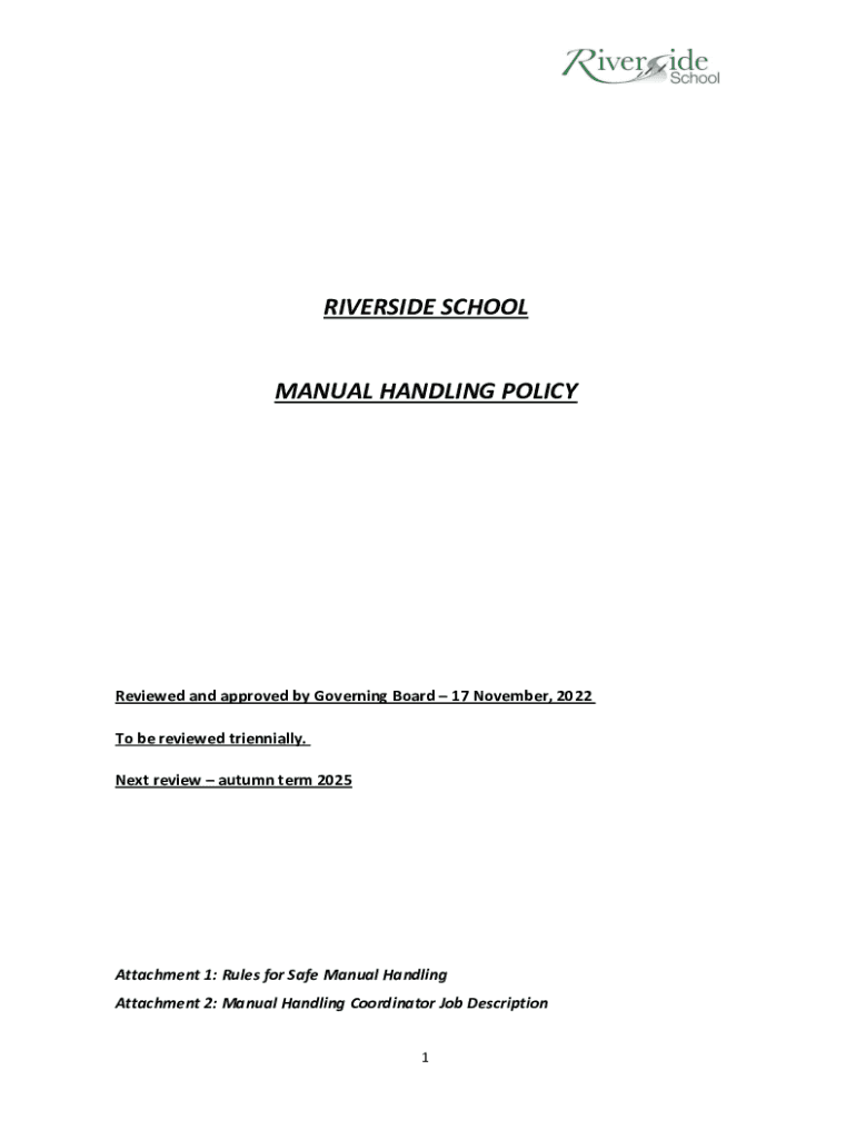 Fillable Online OSHA procedures for safe weight limits when manually