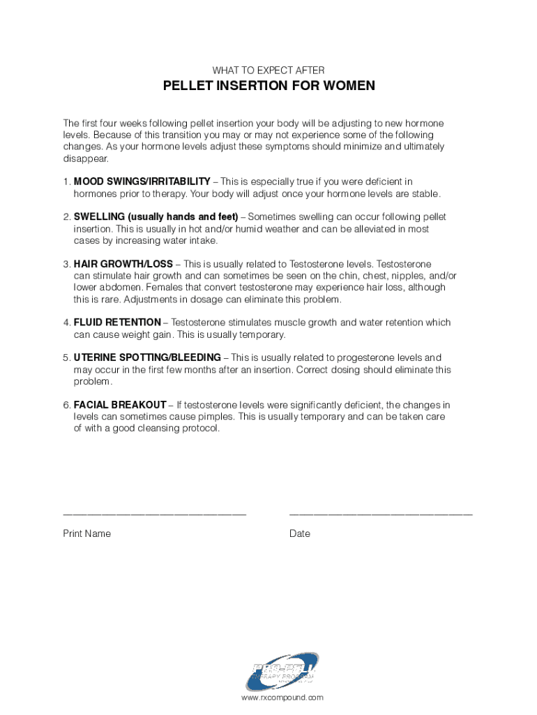 Fillable Online How effective are pellets Side effects and benefits