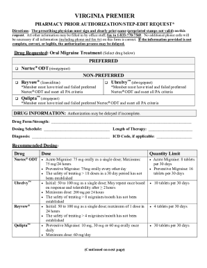 Fillable Online Virginia Medicaid Service Authorization Form: PCSK9 and ...