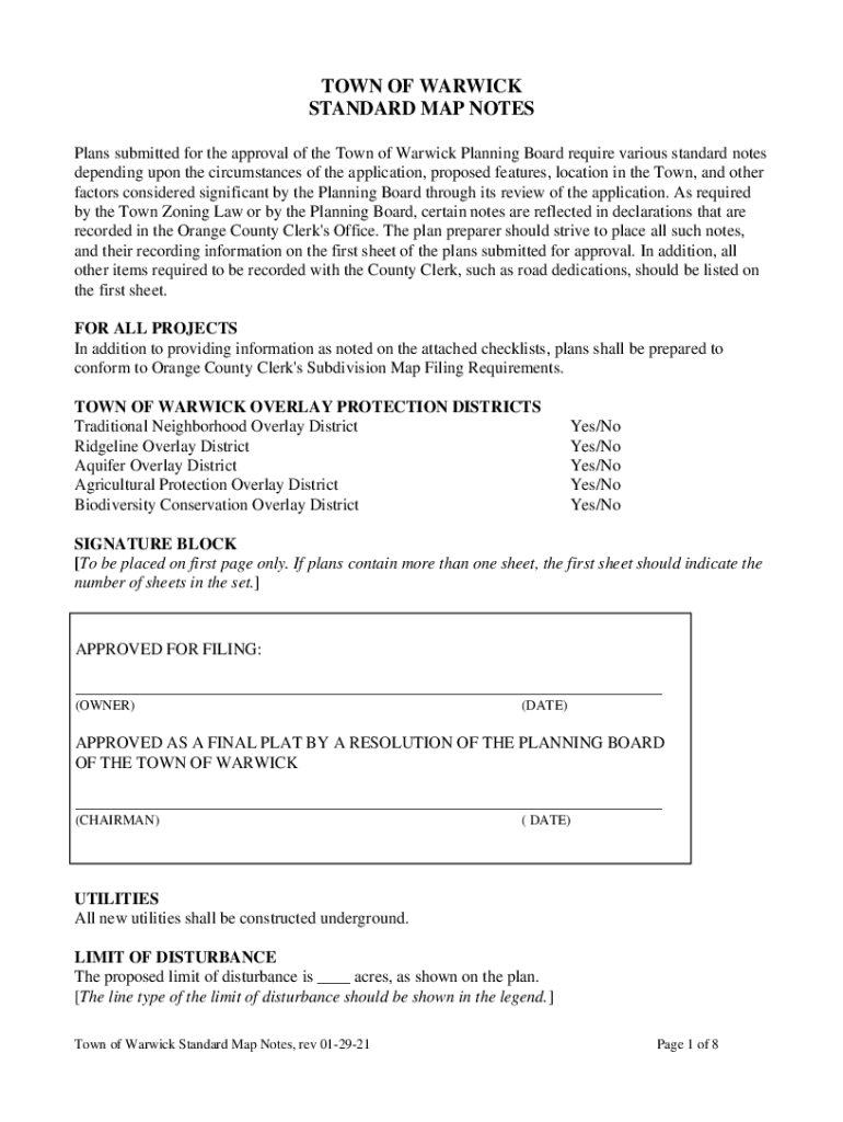 Fillable Online Code of the Town of Warwick, NY Farmland Information