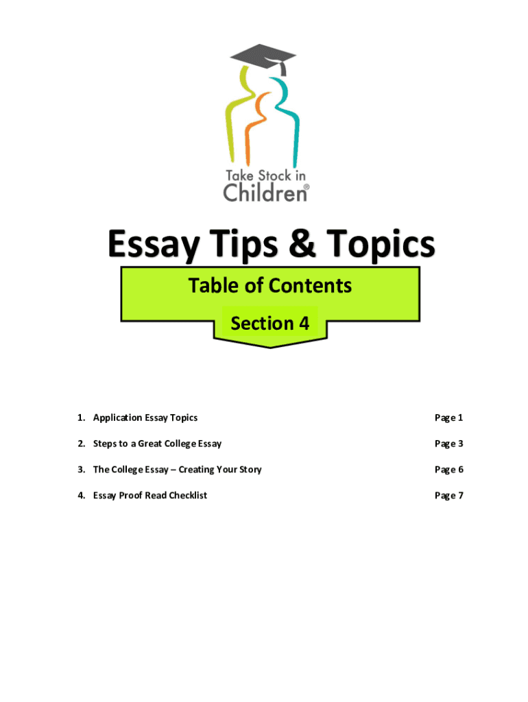 unique ways to write a college essay